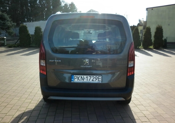 Peugeot Rifter cena 69999 przebieg: 37000, rok produkcji 2019 z Konin małe 172